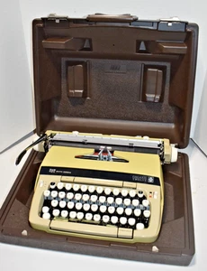 Vintage Smith Corona Galaxie 12 XII Portable Typewriter & Case - Picture 1 of 18