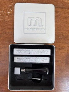 Making Memories 5-teiliges MAGNETISCHES METALL-Werkzeugset in Metalldose - Bild 1 von 2