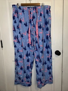 Nick And Nora Sleepwear Pants Women’s Size XXL Holiday Deer Snow - Picture 1 of 6