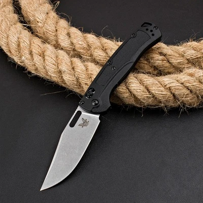 Utility Edc Survival Tactical Pocket Folding Knife Black Glass Fiber Handle - image 1 of 4