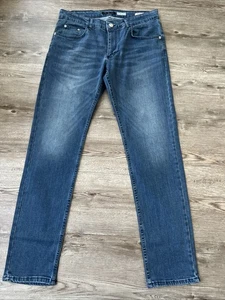 Ron Tomson Amsterdam Straight Tapered Fit Jeans Mens 36x34 Stretch - Picture 1 of 19