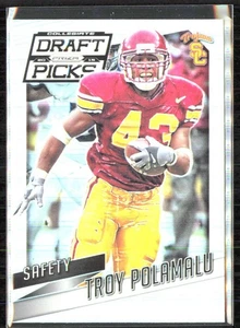 2015 Panini Collegiate Draft Picks Troy Polamalu Silver Prizm USC Trojans #98! - Bild 1 von 2