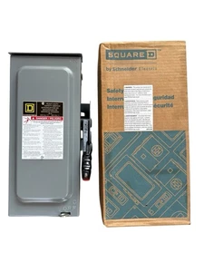Interruptor de seguridad no fusible de alta resistencia Square D HU361NRB, 30A, 600V, 3P, NEMA 3R - Imagen 1 de 6
