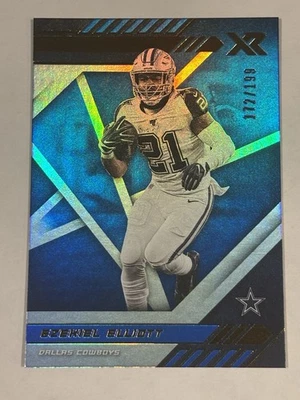 2020 Panini XR Blue #96 Ezekiel Elliott Serial 172/199 - Image 1 of 2