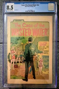 KOFFER MIT DEM VERSCHWENDETEN WASSER. CGC 8.5. OW/W. Werbemomic 1972. Neal Adams Kunst - Bild 1 von 2