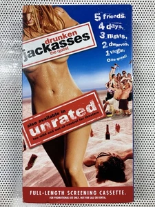 Drunken Jackasses The Quest Rare Full Length Screening Promotional VHS Tape MTV - Picture 1 of 3