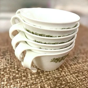 Vintage Coffee Cups Corelle Crazy Daisy Spring Blossom Hook Handle Lot of 6 - Picture 1 of 4