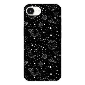 Coque en silicone - Compatible Apple iPhone 16e - design galaxy draw - Picture 1 of 6