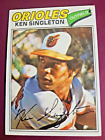 Ken Singleton 1977 Topps Baseball Card #445  -EX - EX+