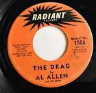 Al Allen Dreamin' The Drag Promo Hot Rod Surf Drag VG/VG+ 1962 Radiant 