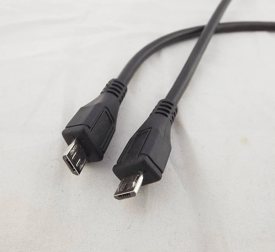 10x Micro USB 5 Pin B Male To Micro 5 Pin Male Data Adapter Converter Cable Cord - Image 1 of 4