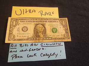 2009 1$ Dollar STAR Note SUPER RARE St. Louis 320k Print Run Very Hard To Get! - Picture 1 of 3