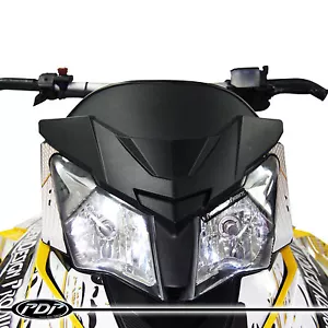 2013+ Ski-Doo XRS 600/800 TNT PDP Snowmobile Windshield _ MATTE BLACK WINDSHIELD - Foto 1 di 3