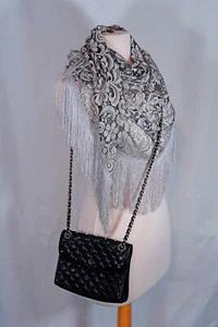 Rebecca Minkoff Quilted Mini Affair With Studs Crossbody Bag Black - Picture 1 of 4