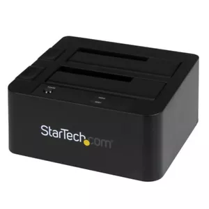 Startech Sdock2U33Eb 2Bay Esata Hard Drive Docking Station 2.5 3.5 Sata Hdd - Picture 1 of 9