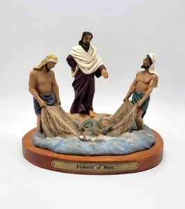Sculpture Fishers of Men Christian Statue Jesus Christ Figurine - Picture 1 of 8