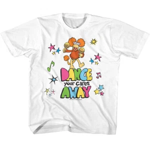 Fraggle Rock Music Notes Stars Red Maracas Dance Your Cares Away Youth T Shirt - Picture 1 of 3