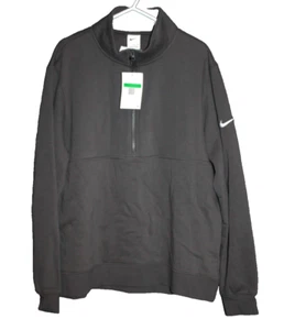 Nike Pullover Mens XL Grey Therma Fit 1/2 Zip Golf Fleece "Capitol One" Logo NEW - Picture 1 of 2