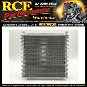 PWO1223SP PWR Transmission Cooler 280x255x19mm -6AN drilled for 11" Spal Fan - Picture 1 of 2
