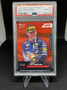Max Verstappen 2023 Topps Now F1 #18 Spain GP Win Red /99 PSA 10 Red Bull - Picture 1 of 2
