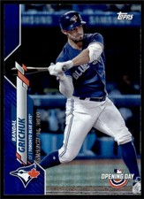 2020 Topps Opening Day Blue Foil #114 Randal Grichuk - Toronto Blue Jays