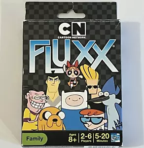Fluxx Card Game Cartoon Network Family Game Night Ages 8+ Complete 2014 - Picture 1 of 10