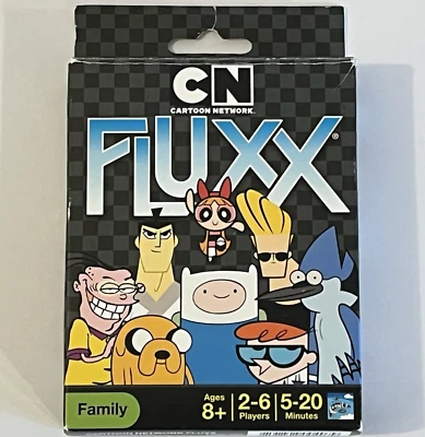 Fluxx Card Game Cartoon Network Family Game Night Ages 8+ Complete 2014 - Image 1 of 4