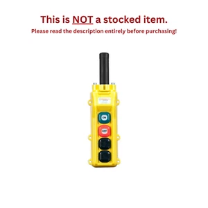 CONDUCTIX SERIE 80 - COLGANTE DE 4 BOTONES, 2 DE DOBLE VELOCIDAD Y ENCENDIDO/APAGADO MOMENTÁNEO - Imagen 1 de 4