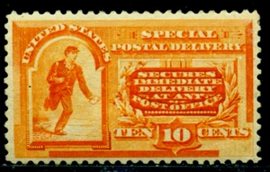 1893 Special delivery,Expressmail,Running Postman,USA,Mi.72,MLH - Picture 1 of 2