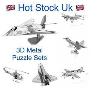 Juegos de rompecabezas de metal 3D corte Lazer hágalo usted mismo modelo kit de construcción juguetes para adultos regalo de cumpleaños, - Imagen 1 de 13