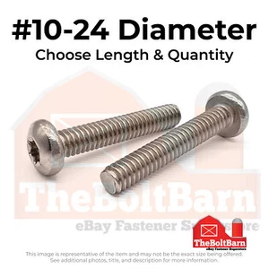 #10-24 18-8 Stainless Steel Star Drive Pan Head Machine Screws (Pick Length&Qty) - Picture 1 of 7