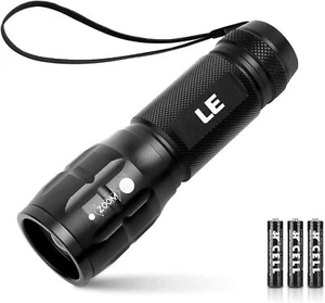 Lighting EVER LED Flashlights High Lumens Small Flashlight Zoomable Waterproof - Picture 1 of 8