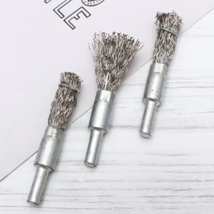 5 Pcs Stainless Steel Brush Head Polishing for Drill Wire Tube Brushes - Picture 1 of 12