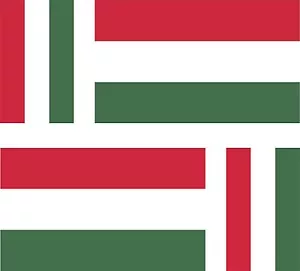 Set of 4x sticker vinyl car bumper decal outdoor car moto world flag hungary - Picture 1 of 1