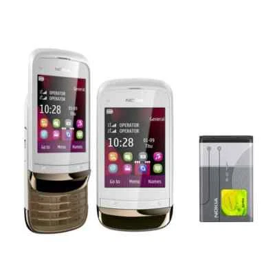 Nokia C2-03 Dual SIM Camera FM Radio 2G GSM 900 1800 Slide Phone Touch screen - Image 1 of 4