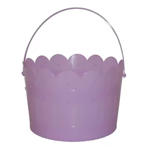 Set of Three Purple Easter Buckets-- 7.4" x 7.8" - Picture 1 of 1