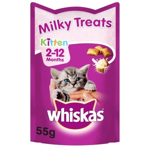 Молочные лакомства для котят Whiskas 8 x 55 г - Изображение 1 из 1