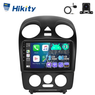 9" 2+64GB Apple Carplay Android15 Autoradio GPS Navi WiFi RDS Für VW New Beetle - Bild 1 von 4