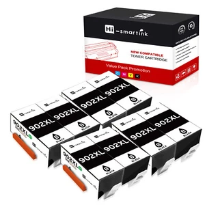 8x 902-XL Black Ink Replacement for HP Officejet Pro 6951 6958 6960 6968 6975 - Picture 1 of 3