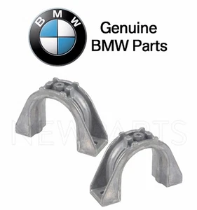 For BMW E60 E61 E63 E66 Set Of 2 Front Support Bracket for Sway Bar Bushings OES - Picture 1 of 3