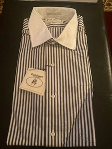 Paul Stuart Pinpoint Oxford Shirt NEW with tags - Picture 1 of 3