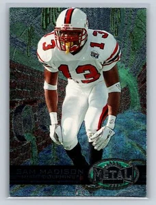 1997 Metal Universe Sam Madison #186 Miami Dolphins - Picture 1 of 2