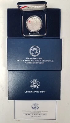 CS0102WWSCFO U.S. MINT COMMEM $1 YEAR 2002-W WEST POINT PROOF COIN SET FRESH OGP - Image 1 of 4