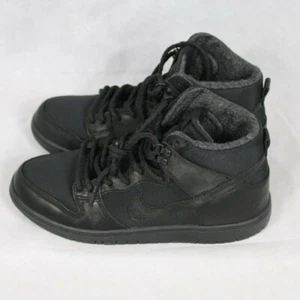 Nike SB Zoom Dunk High Pro Bota Shoes 923110 001 Men’s Size 7.5 “Triple Black" - Picture 1 of 5