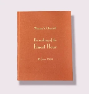 The Making of the Finest Hour - 18 June 1940 - Winston S Churchill Book/CD 2006 - Picture 1 of 4