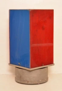 60s Traffic Stopper Corp Light Pedestrian Signal Lamp Mid Century Disco Party - Picture 1 of 9