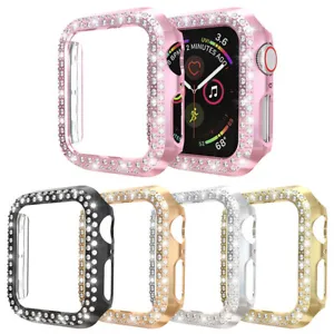 Bling PC Bumper Case Cover For Apple Watch Series 8 7 6 5 4 3 SE 40/41/45MM - Picture 1 of 25