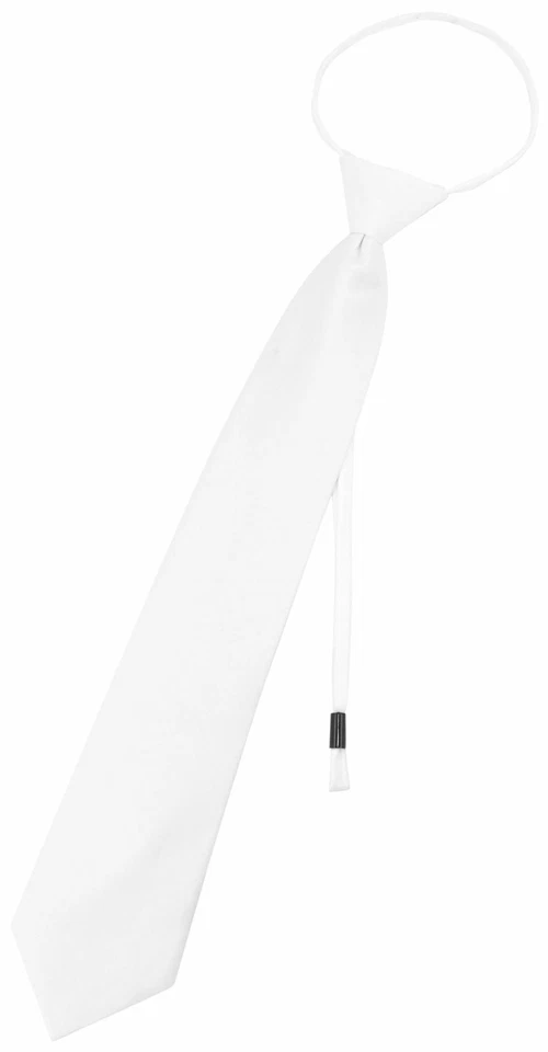 Corbata Vesuvio Napoli Preatada Para Hombre Color Sólido Para Hombre Ajustable Cremallera Cuello Corbata Foto 1 de 1