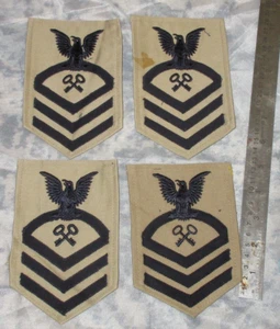 Lot Military Patches Khaki Aviation US Navy Eagle Store Keeper Storekeeper D - Bild 1 von 2