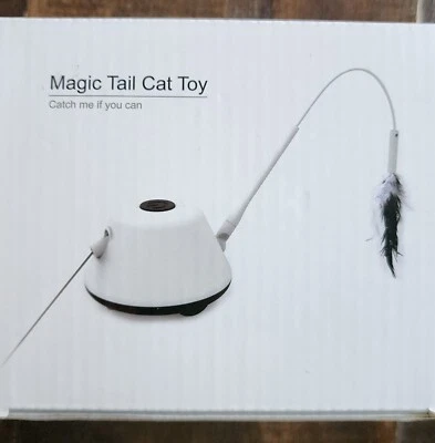 Magic Tail Katzenspielzeug Catch Me If You Can LED-Licht Neu Katze interaktiv - Bild 1 von 4